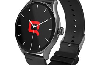 Compaq Q Watch Balance Series with HD Display| BT Calling| Instant Messaging Notification| Blood Pressure Monitoring| Heart Rate Monitoring| Smartwatch (Gray)