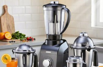 USHA TurboX Ultra Fine Grinding 100% Copper Motor 1200 W Mixer Grinder(TurboX 1200WT | 4 Jars | Black)