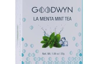 Goodwyn Peppermint (20 Tea Bags) | Caffeine-Free Herbal Tea | Real Peppermint Leaves | Non-Bitter | Refreshing & Relaxing | Aids Digestion | Plastic-Free