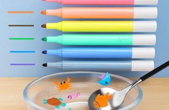 GRAPHENE Magic Doodle Making Water Erasable Markers Floating Ink Pen Set, Magical Water Painting Sketch Pens Whiteboard Marker for Kids, Children Art (Multicolor, 8 Count (Pack of 1))