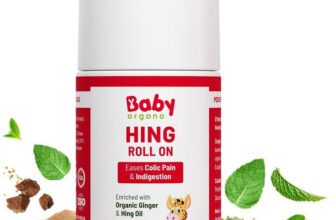 BabyOrgano Hing Roll on for colic, constipation and indigestion in babies(40 ml)