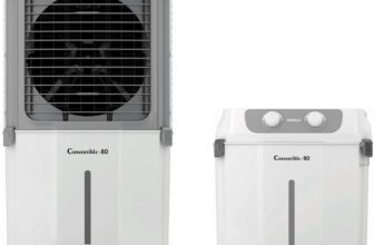 HAVELLS 80 L Desert Air Cooler(Grey, White, Convertible-80)