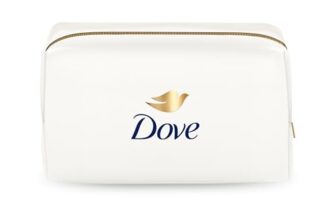 Dove Bath & Body Essentials Kit – Advanced Care Deodorant (150 ML), Roll On (50 ML) & Exfoliating Body Polish (100 G) + Travel Pouch