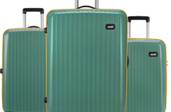 ALFA Excel Set of 3 (Small 55cm Medium 65cm Large 75cm) Suitcase Cabin & Check-in Set 8 Wheels – 30 Inch