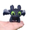 Dragon Keychain Toy with LED Eyes and Moving Wings, Small Plastic Figure with On Off Switch for Dashboard or Keyring
