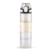 Attro ICY Sport 800ml Matt Finish Plastic Water Bottle with Straw and Designer Strap – Ideal for Gym, Workout, Sport 800mls, Travel, School & Office – Stylish & Sleek Hydration Solution Chiffon White