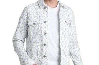 Jack & Jones Mens White Regular fit Outerwear