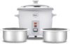 Pigeon Joy 2 Pots Electric Rice Cooker(0.6 L, White)