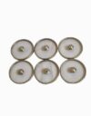Stainless Steel Small Round Net Lid/Cover to Cover Cup or Glass for Home and Kitchen-(Pack of -6)