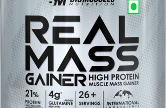 BIGMUSCLES NUTRITION Real Mass Gainer | Added Glutamine, BCAA | High Protein Weight Gainers/Mass Gainers(2 kg, Chocolate)