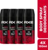 AXE intense Body Spray  –  For Men(150 ml, Pack of 4)