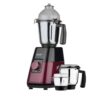 SHARP Mixer Grinder 1000 Watts Powerful Copper Motor I 3 Speed + Pulse I 3-Jar I Auto Cut-Off I Leakproof And Airtight Lid I Stainless Steel Blade I 2024 Model Em-G101N-M I Maroon