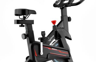 Lifelong Fit Pro Spin Fitness Bike with 7Kg Flywheel, Adjustable Resistance Spinner Exercise Bike(Black)