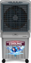 VW 100 L Desert Air Cooler With 3 side Honeycomb, Bacteria Free Cooling Pad Technology, Inverter Compatible(Grey, AirMaster 100)