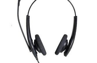 Jabra Biz 1100 Duo USB NC Global Wired On Ear Headphone with Mic (Black) (Part no -1159-0158)