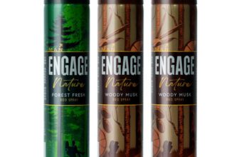 Engage Nature Deo: 2 Woody Musk & 1 Forest Fresh (150ml X 3) Deodorant Spray  –  For Men(450 ml, Pack of 3)