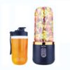 Portable Blender – Electric Juicer & Smoothie Maker with 6 Stainless Steel Blades, 3-Speed Gears, USB Rechargeable 1500mAh Battery, Personal Mini Fruit Mixer Cup for Home, Travel & Gym (Multicolor-2)