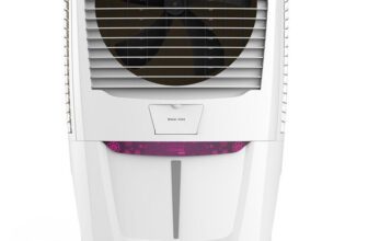 V-Guard 75 L Desert Air Cooler(White & Purple burry, ARIDO D75H-N)