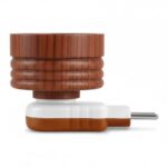 Zista Sheesham Wooden Kapoor Dani – Premium Electric Camphor Diffuser for Puja & Aromatherapy | Bakhoor Burner, Aroma Diffuser for Home & Office (Brown, Sheesham Wood)