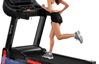 Lifelong 4.5HP Motorized Treadmill for Home Manual Incline 12% Foldable Handle Treadmill (Max Weight:100 kg)
