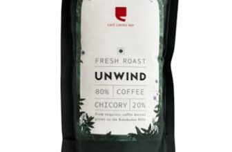 Cafe Coffee Day-| Unwind(80% Coffee & 20% Chicory) | 200 Gm | Medium To Dark Roast | South Indian Filter Coffee Powder Bag | Fresh From Chikmagalur Factory