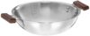 Amazon Brand – Solimo Stainless Steel & Aluminium Triply Kadhai, 26cm, Silver