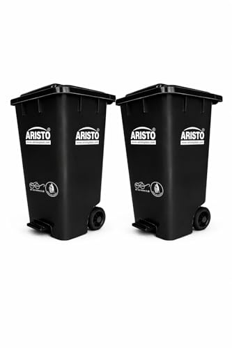 SIGNORA WARE Plastic 7 Liters Modern Lightweight Pedal Dustbin/Thrash Can Dustbins With Lid For Home/Non Garbage Smell/Unbreakable Single Mould/Heavy Duty Kitchen Bedroom Bathroom (7Ltr Brown),1 Count