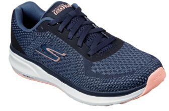 Skechers Womens Pure Navy Coral Running Shoes