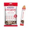PurepetCreamy Cat lickable Treats, Crab & Chicken, Pack of 5 X 75 g, Total 375 g, All Life Stages