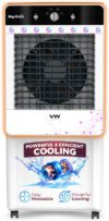 VW 100 L Desert Air Cooler With Ambient Lights and 3 side Honeycomb(White, MegaBreeze 100)