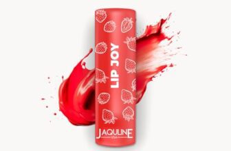 JAQULINE USA Tinted Lip Balm | Heals Moisturizes Protects Lips with SPF 22 | For Dry and Chapped Lips | Enriched with Almond Oil Vitamin E Shea Butter | 12 Hours Moisture | Strawberry Dream, 4.5g