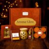 D’Velas™ Aroma Glow Gift Hamper | Ceramic Oil Burner with Wax Melts, Tealight Candles, Car Perfume, Scented Diyas | Premium Home & Office Gift Set | Decorative & Aromatic Combo