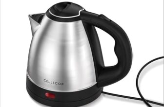 Cellecor Electric CEK15 QUICKBOIL Auto-Shut Off Electric Kettle (1.5 L, Black)
