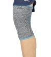 Nivia Orthopedic Knee Support, for Men, for Gym, Knee Sleeves, Knee Braces Pair for Sports & Workout, Knee Cap, Knee Supporter for Exercise, Running, Cycling (Grey, XL)