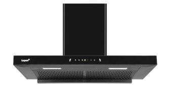 Livpure Fenix 90 cm | T-Shape Chimney | 1400 m³/hr Suction | Filterless | Touch & Gesture Control | Low Noise | 10 Years Motor + 2 Years Comprehensive Warranty | Black