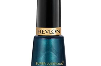 REVLON Glossy Finish Nail Enamel, Peacock Blue, 8ml