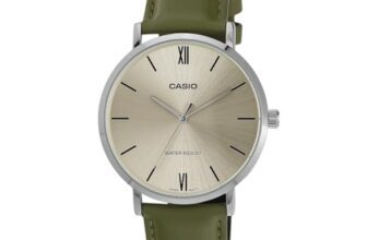 Casio Enticer Men Analog Green Dial Men MTP-VT01L-3BUDF (A2320)