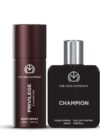 The Man Company Champion Perfume & Deo Combo for Men – Set of 2 | Premium Long-Lasting Fragrance for Him | Valentine gift Set for Boyfriend, Husband