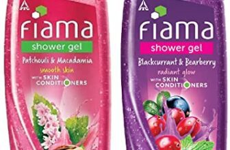 Fiama Shower Gel Patchouli & Macadamia And Blackcurrant & Bearberry Body Wash With Skin Conditioners, 250 Ml Bottle (Pack Of 2)