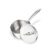 Fackelmann 1.5 Liter Sauce Pan, Tea Pan, Triply | German Quality | Energy-Efficient | Non-Toxic | Versatile Sauce Pan with Lid | Hassle-Free Maintenance | Premium Durability | MagniTech Induction