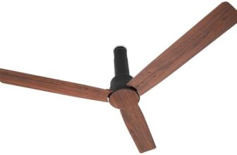 Havells 1200mm Elio Prime BLDC Ceiling Fan | Remote Controlled, High Air Delivery Fan | 5 Star Rated, Upto 60% Energy Saving, 2+1* Year Warranty | (Pack of 1, Wallnut Matte Black)