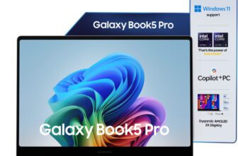 Samsung Galaxy Book5 Pro AI PC Full Metal Chasis Intel Core Ultra 7 256V – (16 GB/1 TB SSD/Windows 11 Home) NP940XHA Thin and Light Laptop(14 Inch, Gray, 1.23 Kg, With MS Office)