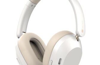 realme TechLife Studio H1 Over The Ear Over Ear Wireless Headphone with 70Hours Playtime 360° Spatial Audio, 40mm Drivers, 80ms Superlow Latency, 43 dB Adaptive ANC-White