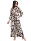 Vishudh Women Regular Fit SHIRT COLLAR CO-ORD SET VPCS000073 Brown S