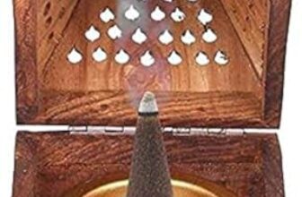 Giftswrap Wooden Handmde Incense/dhoop batti/agarbatti Holder/Stand Wooden Incense Holder