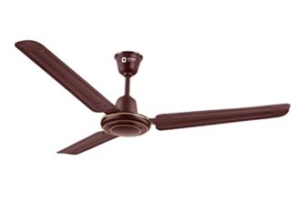 Orient Electric Apex-FX 1200mm Ceiling Fan for Home| BEE 1 Star Rated Energy Efficient Fan| Rust Resistant | Strong and Powerful Motor | 2 Years Warranty by Orient | Brown – Pack of 1