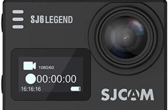 SJCAM SJ 6 Legend 16 MP 4K 24fps 2.0″ LCD Touch Screen Action Camera | Gyro Sensor | External Mic Support | Dual Screen Sports and Action Camera(Black, 16 MP)