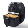 Borosil Best 2.8 L Air Fryer | 4 in 1 Function with QuickFry Technology, Auto Off Function | Air Fryer for Bake, Grill, Roast, Reheat etc. | 90% Less Oil | 2 Year Warranty | Black