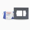 Anchor by Panasonic Penta 8 Module Black Regular Cover Plate for Switch Board (Black, 65908B-10)