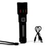 Karraya Powerful LED Torch Flashlight – High Lumens, Fast Charging & Zoomable (1 Pc)